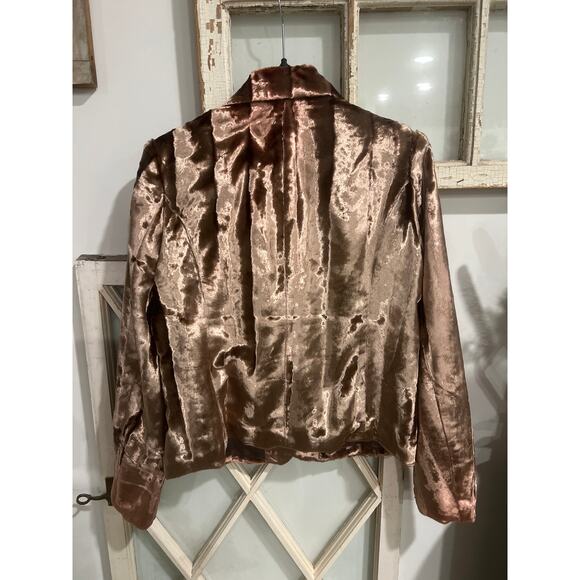 NWT WDNY WD.NY size large velour blazer jacket - Picture 3 of 3